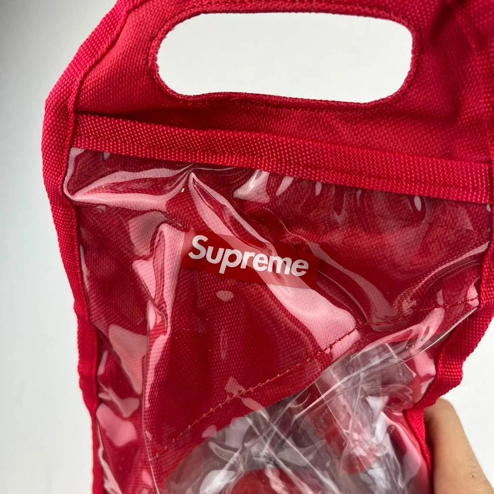 Brand New Supreme Cressi Snorkel Set Red Mask Goggles Carry Bag SS19 OS